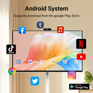 Televisor Inteligente <span class=keywords><strong>de</strong></span> 21.5/24/32 Pulgadas, 128 GB, Portátil, para el Hogar, Negocios, Juegos, Android TV, <span class=keywords><strong>Televisión</strong></span> Inteligente, Monitor <span class=keywords><strong>de</strong></span> Pantalla Táctil, Smart TV - Product Image 2