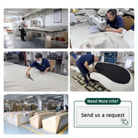 Modernes Komfortables Gebogenes Sofa Wohnzimmermöbel 4-Sitzer Gebogenes Weißes Sofa Cloud Down Modulares Sofa