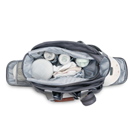 Organisateur de distributeur de collation Sac humide Organisateur de bavoirs réutilisables pour bébés Sac de maman Porte-poussette pour bébé Sac à couches Kit essentiel
