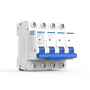 4-полюсный миниатюрный выключатель ANDELI ADB3-63-<span class=keywords><strong>4P</strong></span> промышленного пластикового мини 6A высокого тока для домашнего использования - Product Image 2