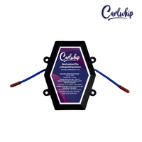 Extincteur automatique compact 10g certifié CE pour boîtier de batterie de véhicule électrique, avec autocollant de sécurité anti-incendie à aérosol chaud