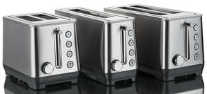 <span class=keywords><strong>Kerong</strong></span> Grille-pain en acier inoxydable à 4 tranches avec fonction de dégivrage Grille-pain multifonctionnel pour le petit-déjeuner pour la maison, la cuisine et l'hôtel - Product Image 3