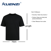 T-shirt Kuenzi à logo personnalisé, coupe classique, 100% coton, 230 GSM, doux, durable, blanc, grande taille, col rond, coupe ample pour hommes