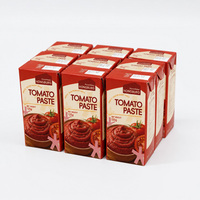 Pâte de tomate en forme de brique double concentré 28-30% Brix sans additifs disponibles
