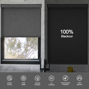 ظلال عالية الجودة لاسلكية ستائر دوارة آلية مقاومة للماء ، حجم مخصص بمحرك - Product Image 6