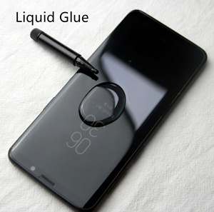 Protection d'écran en verre trempé liquide 3D incurvé de qualité AAA avec colle intégrale et lampe UV pour Samsung Galaxy S23/S22 Plus/S24 Ultra - Product Image 3