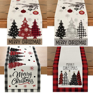 70 pollici stampato lino <span class=keywords><strong>natale</strong></span> tovaglia corridore per la decorazione di <span class=keywords><strong>natale</strong></span> forniture Navidad per il tavolo da pranzo 2025 - Product Image 6
