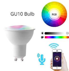 Spot <span class=keywords><strong>LED</strong></span> intelligent <span class=keywords><strong>multicolore</strong></span> Boyid, projecteur moderne d'intérieur avec télécommande Wi-Fi, 6W <span class=keywords><strong>GU10</strong></span> RGB - Product Image 4