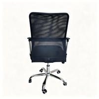 Chaise de bureau en maille pivotante à hauteur réglable pour personnel, base chromée, vente en gros d'usine, Sillas De Oficina