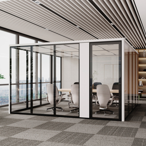Flexspace-Cabina de oficina nueva, cápsula de reunión de oficina, sala de reuniones comercial acústica, cápsula insonorizada, espacio privado, cápsula de oficina silenciosa - Product Image 3