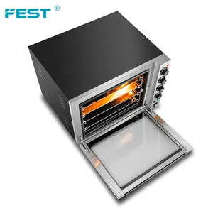 Diskon Oven Pizza Komersial 60 Liter, Oven Roti Knob Elektrik Oven Konveksi Satu Dek