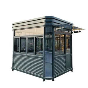 Cabina per Fumatori con Struttura in Acciaio Moderna, Consegna Diretta dal Magazzino, Postazione <span class=keywords><strong>di</strong></span> <span class=keywords><strong>Guardia</strong></span> Esterna per Parcheggi Comunitari - Product Image 5