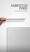 Panel de Techo Falso de PVC Ignífugo de 595x595mm y 8mm de Grosor, Certificado CE, para Decoración de Interiores