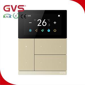 2022 NEW <strong>KNX</strong> EIB GVS Smart Home System Products Wall Switches Touch Screen WALTZ Panel Metal Plastic Gray Sliver Golden <strong>KNX</strong>