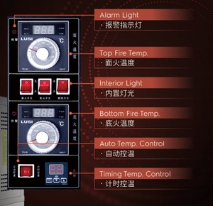 Thương mại bánh tự động bánh pizza Máy boong lò gas phạm vi bếp với gas Burner tất cả các gas lò bánh Pizza Maker - Product Image 6