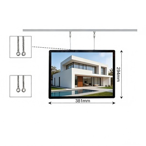 Custom Waterproof Rechargeable Aluminium Hanging <b>LED</b> Crystal Lightbox 2835 <b>LED</b> Strip 3-Year Warranty Factory Hot Advertising - Product Image 1