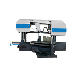 Línea de automatización de procesamiento de haz automático tipo U Garantía de 1 año Sierra de cinta de doble inglete de metal fácil de operar - Product Image 1