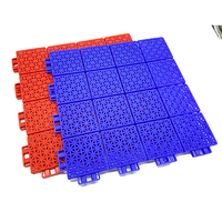 Suelo Deportivo de Baloncesto de PP Encastrable con Protección UV, Baldosas de Plástico Multiusos de 1 pies x 1 pies ASf-02