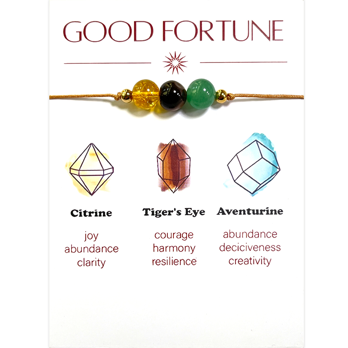 Bracelet Bonne Fortune Multicolore