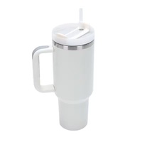 Vente en gros de gobelets isothermes en acier inoxydable à double paroi de 40 oz, design classique, personnalisable avec divers logos de dessins animés
