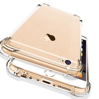   Coque de protection pour téléphone en TPU de luxe haute transparence pour iPhone 6 6s 7 8 Plus SE2