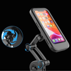 Supporto per <span class=keywords><strong>telefono</strong></span> da <span class=keywords><strong>moto</strong></span>/bici da manubrio, <span class=keywords><strong>custodia</strong></span> impermeabile per iPhone Samsung - Product Image 5