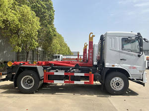 Camión de Basura Dongfeng Nuevo de 10 Toneladas con Elevador de Gancho Manual Diésel - Product Image 5