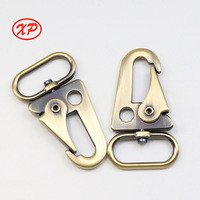 Mousqueton bec d'aigle 25 mm en alliage de zinc, finition bronze antique brossé, accessoire de ceinture d'escalade extérieur 1 pouce