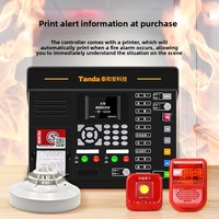 Systèmes d'alarme incendie sans fil Yuke avec contrôle automatique et capteur, tension 0V pour la sécurité de diverses installations