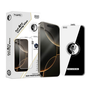 Trong suốt 3D Tempered glass full Bìa boarderless hồ quang lớn với bụi che dày keo bảo vệ màn hình cho iPhone 17 Pro Max - Product Image 5