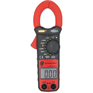 BM5266 1999 Counts Digital Display AC DC Voltage Tester Resistance Capacitance Meter Clamp Multimeter Clamp Current Meter.