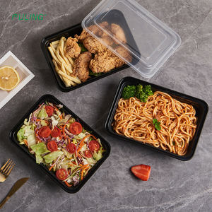 Recipiente para Micro-ondas FULING com Vedação Hermética 24/26/28/32 oz Caixa de Almoço Descartável de Plástico para Preparação de Refeições - Product Image 4