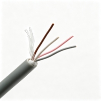 Câble étanche Paide TPU, 4 conducteurs 0,25 mm², isolation PE, flexible et résistant à l'eau, adapté aux signaux de capteurs sous-marins