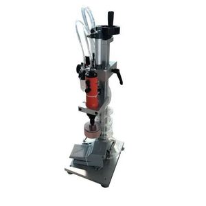 Manual Perfume Cosmetic Daily Skin Care Products Glass Spiral Pneumatic Plastic Bottle Capping <b>Machine</b> - Product Image 6
