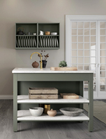 Meuble de cuisine haut de gamme, design complet, armoire modulaire de luxe avec écran vibrant