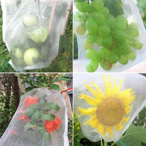 Sacs en filet anti-insectes QIAN LI pour fraises, raisins, figues, avec cordon de serrage, protection des fruits, filet de jardinage - Product Image 2