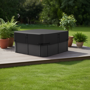 Copertura Nera Impermeabile per Vasca Idromassaggio da Esterno 90 X 90 X 20 Pollici - Product Image 2