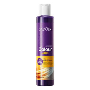 Shampoo violet Color Lock, éliminateur de bruns, neutralise les tons jaunes, protection anti-décoloration pour cheveux blonds décolorés - Product Image 6