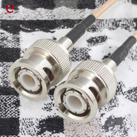 Pabrik grosir BNC laki-laki Plug RG316 RG-316 kabel koaksial perakitan RF 50ohm kabel komunikasi Pigtail