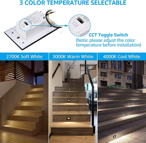 Lampe d'Éclairage LED Extérieure pour Escaliers de Haute Qualité, Étanche IP65, 3,5 W, pour Escaliers Intérieurs - Product Image 5