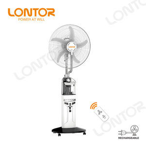 مخرج يو إس بي 18 بوصة يعمل بالطاقة الشمسية مع جهاز تحكم عن بعد تيار متردد توصيل لنا مروحة شحن رذاذ الماء قابلة لإعادة الشحن - Product Image 2