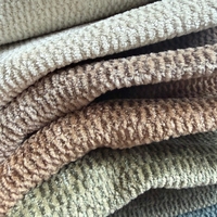 Tissu chenille uni 100 % polyester pour rembourrage de canapé, mobilier, rideaux, textile de maison, couleur personnalisée, vente en gros