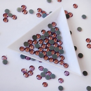 De diseño de moda <span class=keywords><strong>Lt</strong></span> amatista de cristal piedras Strass y cristales Thermo diamantes de imitación - Product Image 3