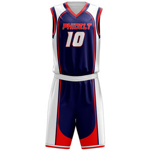 Vêtement de sport en polyester confortable, tissu doux, dernier design, léger, uniforme de basket-ball en différentes couleurs - Product Image 2