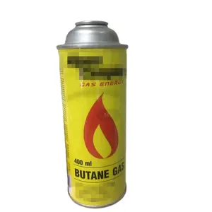 Butan gasdosen Großhandel Aerosol Leeres Spray Butan gasdose mit bedruckter Butan gasdose