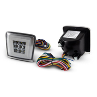Kit d'éclairage antibrouillard à LED pour Nissan 370Z 2009-2019 et Juke Nismo 2013-17, frein rouge/antibrouillard arrière et LED blanche comme feu de recul