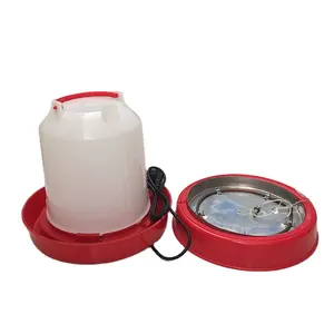Poultry Farm Heated Drinker For Chicken Coop Poultry Equipment 14L water drinker