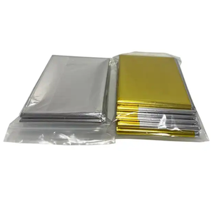 Kit de Supervivencia Térmica Profesional para Emergencias, Mantas Espaciales Plateadas de Mylar para Senderismo al Aire Libre y Eventos de Maratón, Logotipo Personalizado - Product Image 4