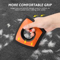 Outil d'épilation pour animaux de compagnie Épilateur pour chien pour voiture Canapé Meubles Tapis Vêtements Triangle Multi-Surface Mini Pet Hair Detailer