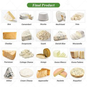 Pequeña línea de producción de queso de 200 litros para halloumi y mascarpone, máquina de prensado. - Product Image 6